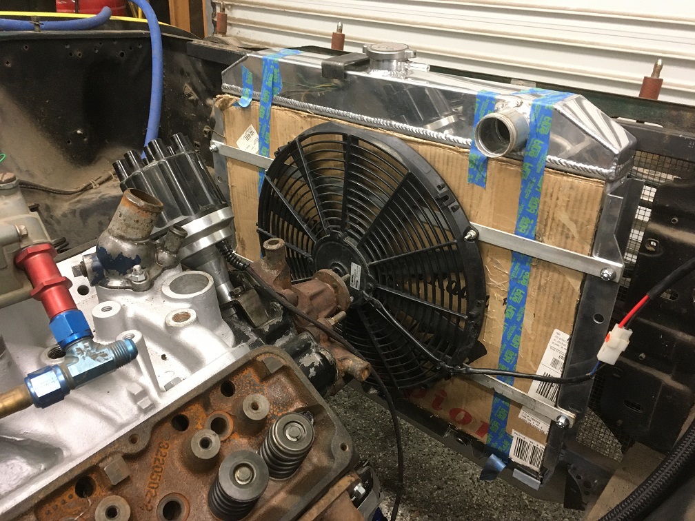 Aluminum Rad/Electric fan